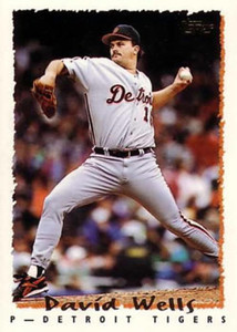 1995 Topps #434 David Wells VG  Detroit Tigers 