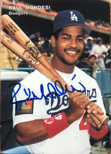 Raul Mondesi Autographed 1994 Mother's Cookies #9