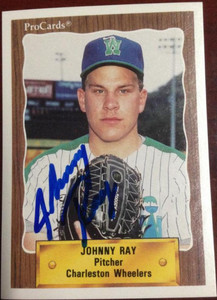 Johnny Ray Autographed 1990 Pro Cards #2240