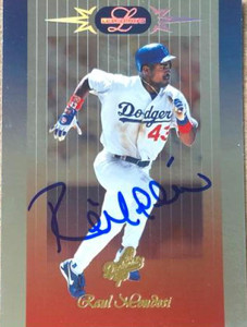 Raul Mondesi Autographed 1996 Leaf Limited #51