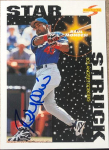 Raul Mondesi Autographed 1996 Score #369