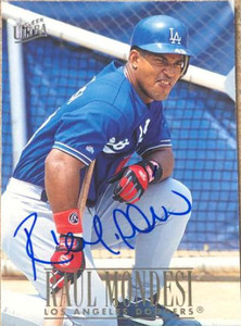 Raul Mondesi Autographed 1996 Fleer Ultra #222