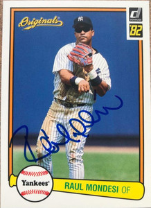 Raul Mondesi Autographed 2002 Donruss Originals #73