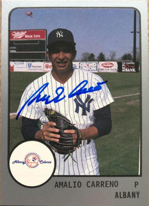 Amalio Carreno Autographed 1988 Pro Cards #1329