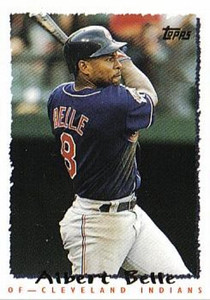 1995 Topps #503 Albert Belle VG  Cleveland Indians 