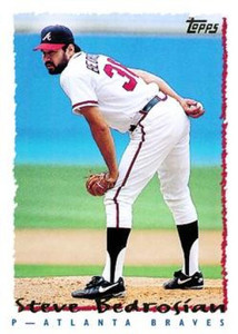 1995 Topps #523 Steve Bedrosian VG  Atlanta Braves 