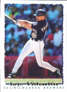 1995 Topps #527 Jose Valentin VG  Milwaukee Brewers 