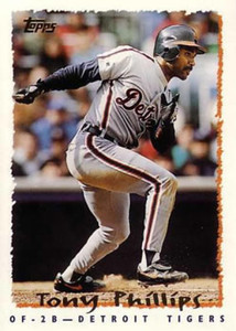 1995 Topps #541 Tony Phillips VG  Detroit Tigers 