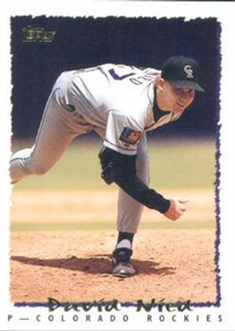 1995 Topps #594 David Nied VG  Colorado Rockies 