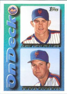 SOLD 66389 1995 Topps #653 Jason Isringhausen/Chris Roberts VG  New York Mets 