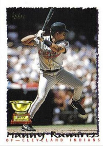 1995 Topps #577 Manny Ramirez VG  Cleveland Indians 