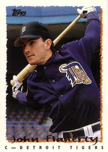 1995 Topps #334 John Flaherty VG  Detroit Tigers 