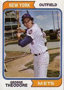 1974 Topps #8 George Theodore VG RC Rookie New York Mets 