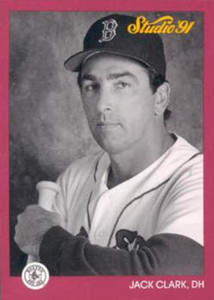 1991 Studio #13 Jack Clark NM-MT  Boston Red Sox 