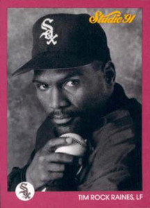 1991 Studio #37 Tim Raines NM-MT  Chicago White Sox 