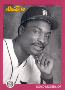 1991 Studio #56 Lloyd Moseby NM-MT  Detroit Tigers 