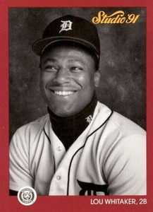 1991 Studio #60 Lou Whitaker NM-MT  Detroit Tigers 