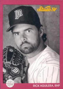 1991 Studio #81 Rick Aguilera NM-MT  Minnesota Twins 