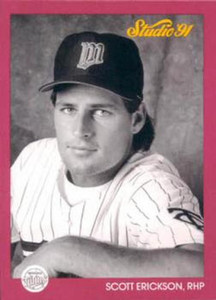 1991 Studio #83 Scott Erickson NM-MT  Minnesota Twins 