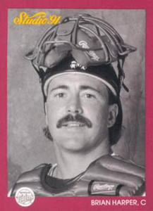 1991 Studio #86 Brian Harper NM-MT  Minnesota Twins 