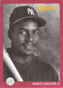 1991 Studio #98 Hensley Meulens NM-MT  New York Yankees 