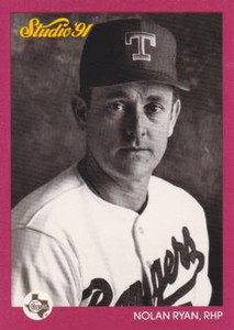 1991 Studio #128 Nolan Ryan NM-MT  Texas Rangers 