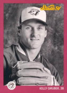 1991 Studio #135 Kelly Gruber NM-MT  Toronto Blue Jays 