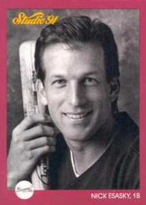 1991 Studio #143 Nick Esasky UER NM-MT  Atlanta Braves 