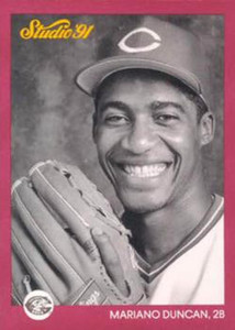 1991 Studio #164 Mariano Duncan NM-MT  Cincinnati Reds 