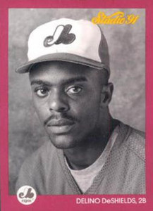 1991 Studio #195 Delino DeShields NM-MT  Montreal Expos 