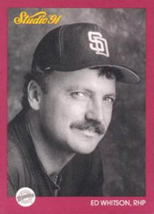 1991 Studio #250 Ed Whitson NM-MT  San Diego Padres 