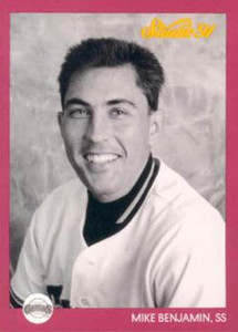 1991 Studio #252 Mike Benjamin NM-MT  San Francisco Giants 