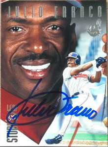 Julio Franco Autographed 1996 Studio #82