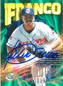 Julio Franco Autographed 1997 Circa #101