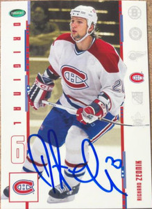 Richard Zednik Autographed 2003-04 Parkhurst Original Six #27