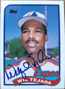 Wil Tejada Autographed 1989 Topps #747