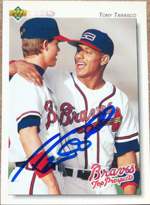 Tony Tarasco Autographed 1992 Upper Deck Minors #82