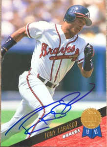 Tony Tarasco Autographed 1993 Leaf #452