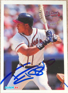 Tony Tarasco Autographed 1994 Fleer #377