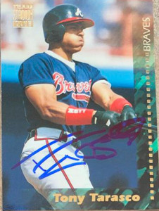 Tony Tarasco Autographed 1994 Stadium Club Team #51