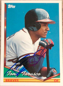 Tony Tarasco Autographed 1994 Topps #442