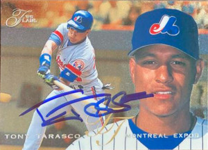 Tony Tarasco Autographed 1995 Flair #379