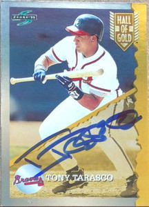 Tony Tarasco Autographed 1995 Score Hall of Gold #HG110