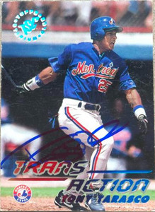 Tony Tarasco Autographed 1995 Stadium Club #628