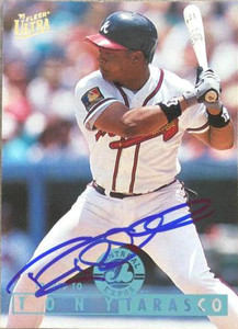 Tony Tarasco Autographed 1995 Fleer Ultra #355