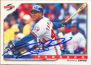 Tony Tarasco Autographed 1996 Score #106
