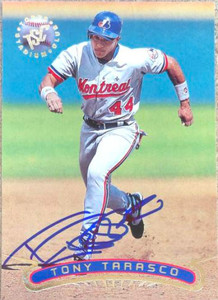 Tony Tarasco Autographed 1996 Stadium Club #323