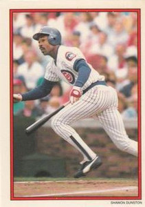 SOLD 118872 1990 Topps Glossy Send-Ins #45 Shawon Dunston NM-MT Chicago Cubs 