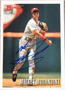 Mickey Morandini Autographed 1993 Bowman #428