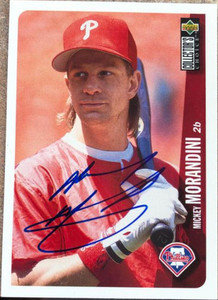 Mickey Morandini Autographed 1996 Collector's Choice #256